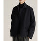 Men's Twill Blended Turn-down Collar Coat
