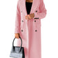 Double Breasted Long Fitted Jacket