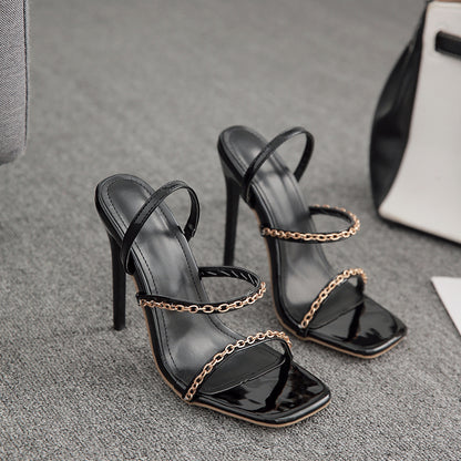 Women's Roman Sandals Stiletto Heels