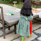 Girls' Cotton Dress w/Bow