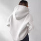 Solid Color Long Sleeve Loose Hoodie For Women