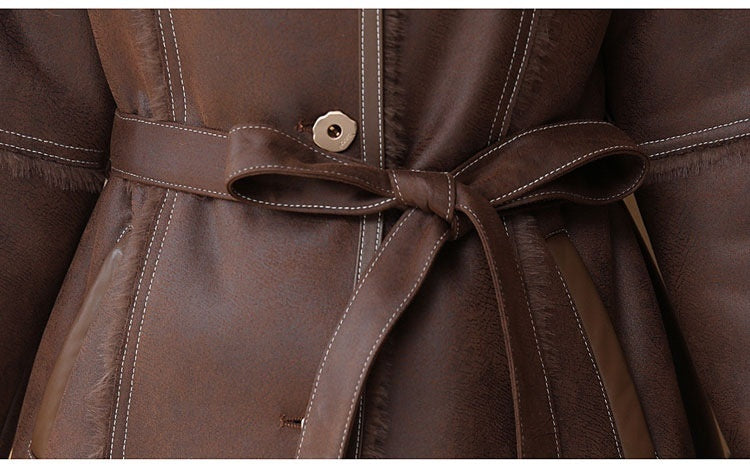 Mid-length Velvet Coat