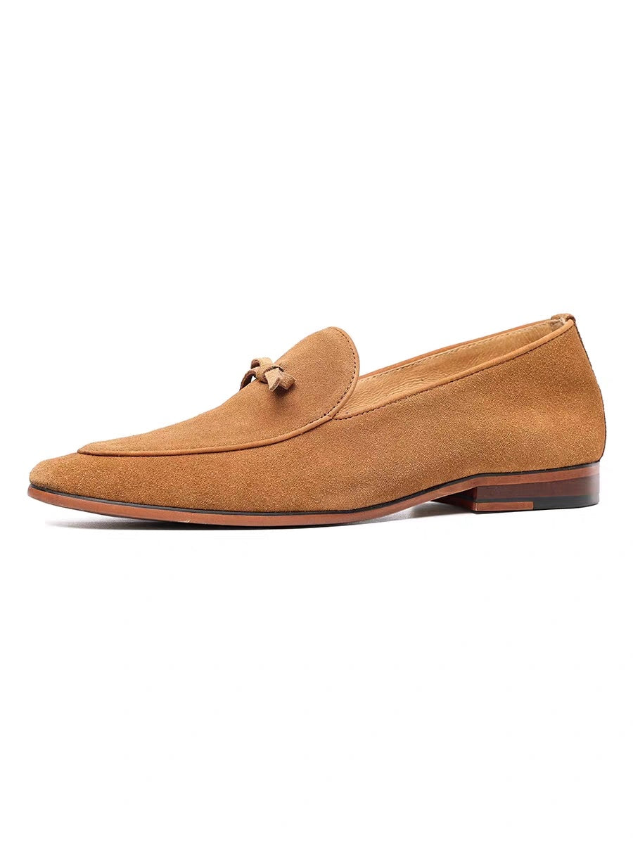 Men's Suede Leather Business Casual Slip-on