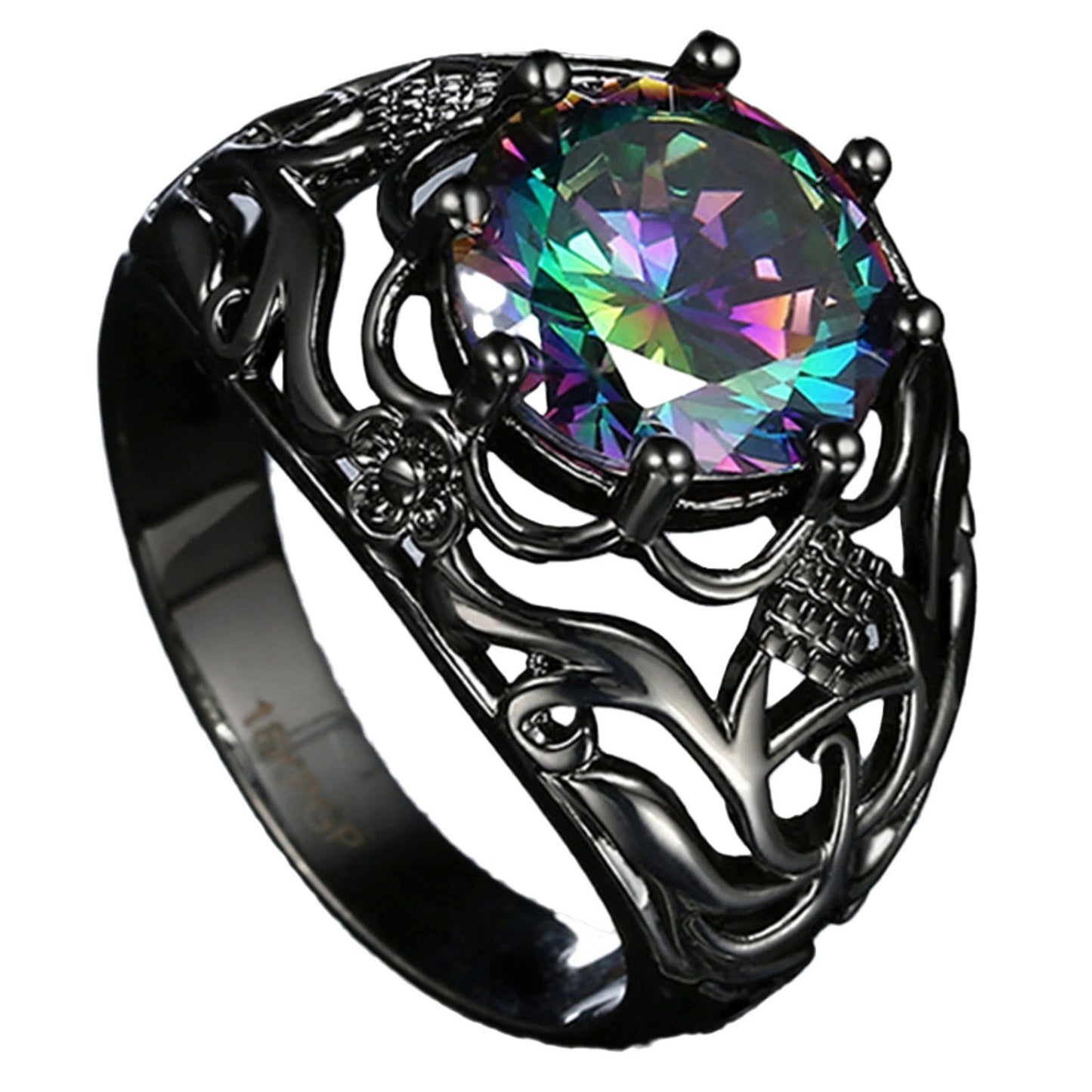 Zircon Hollow Ring