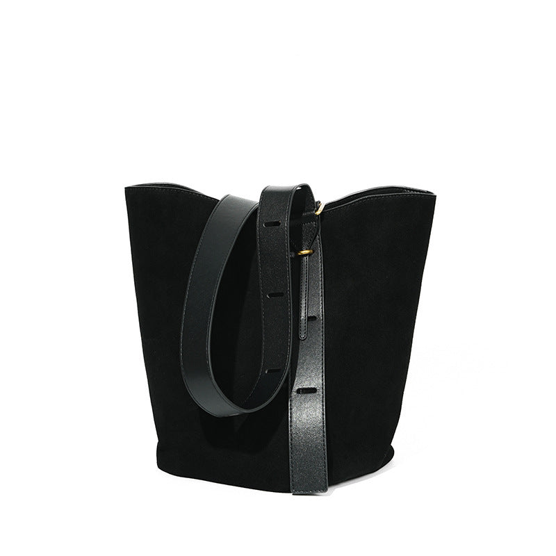 Women's Matte Leather Shoulder Bag
