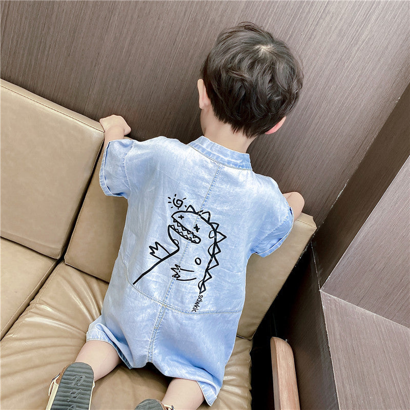 Boys Cotton Romper