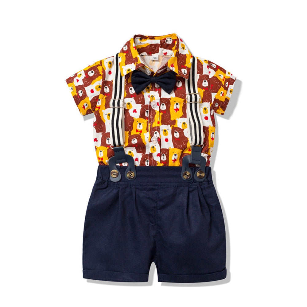 Little Gentleman 2 Pcs Bow Tie Suit