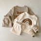 Newborn Alphabet Embroidery 2Pcs