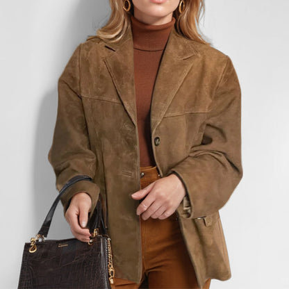 Women's Retro Suede Jacket