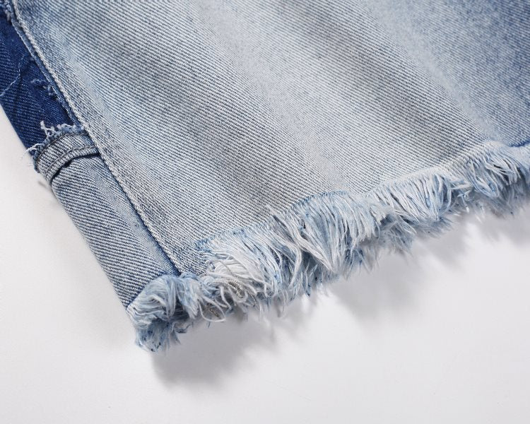 High Street Washed Denim Shorts