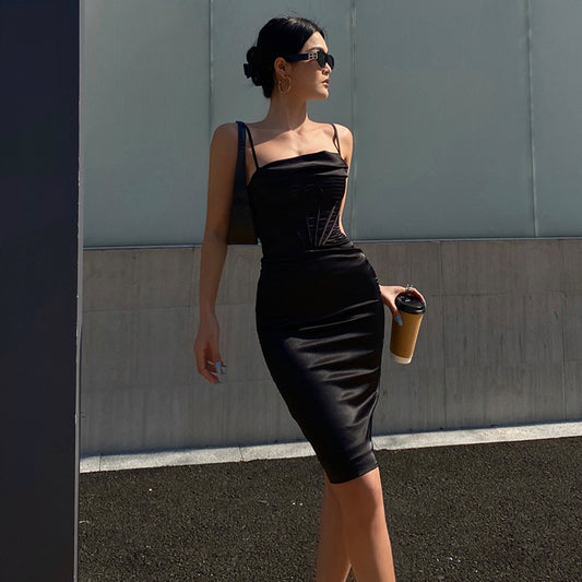 Women's Fishbone Corset Dress