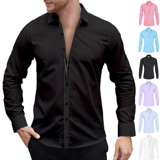 Zippered Sport Shirt