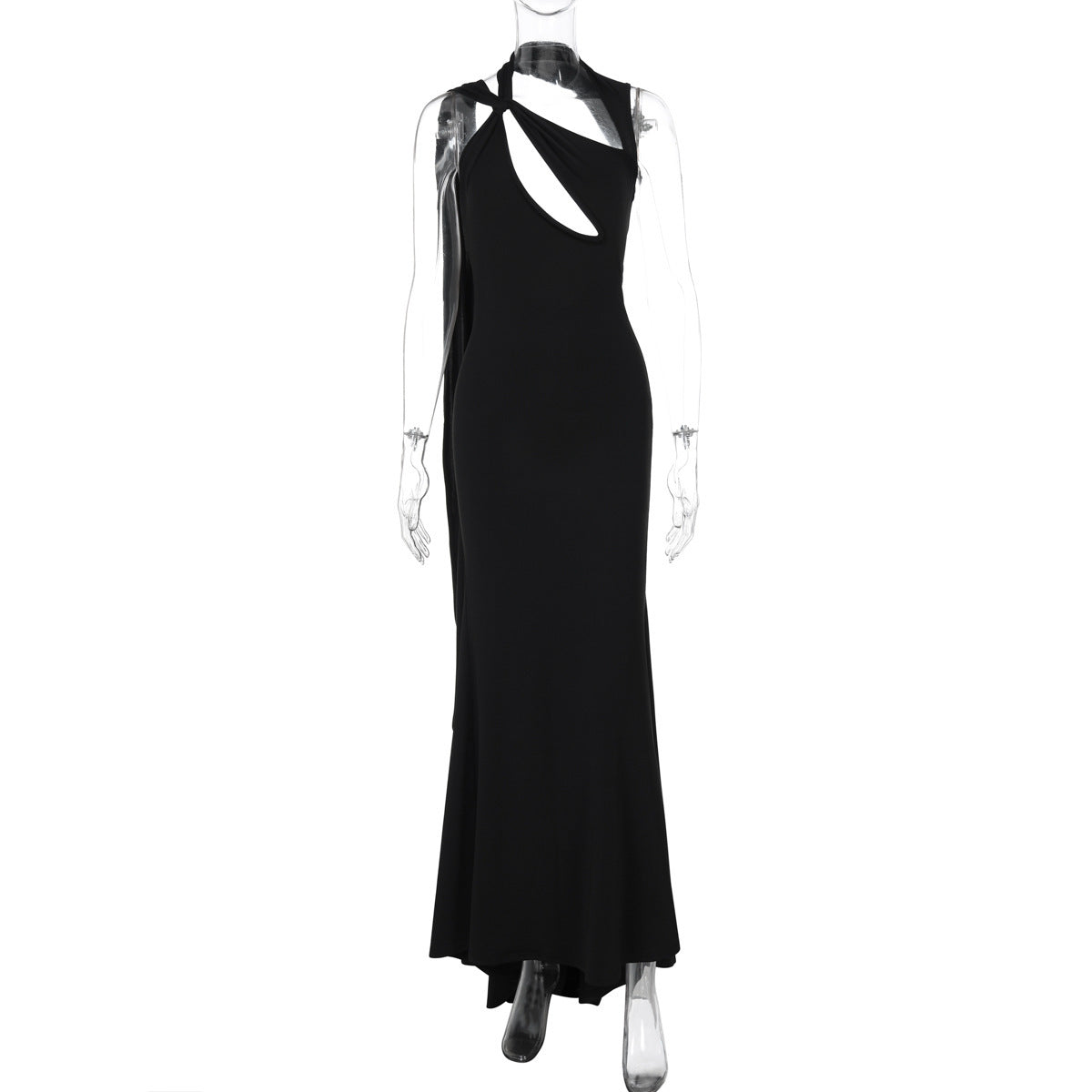 Women's Shoulder Tie Evening Dress