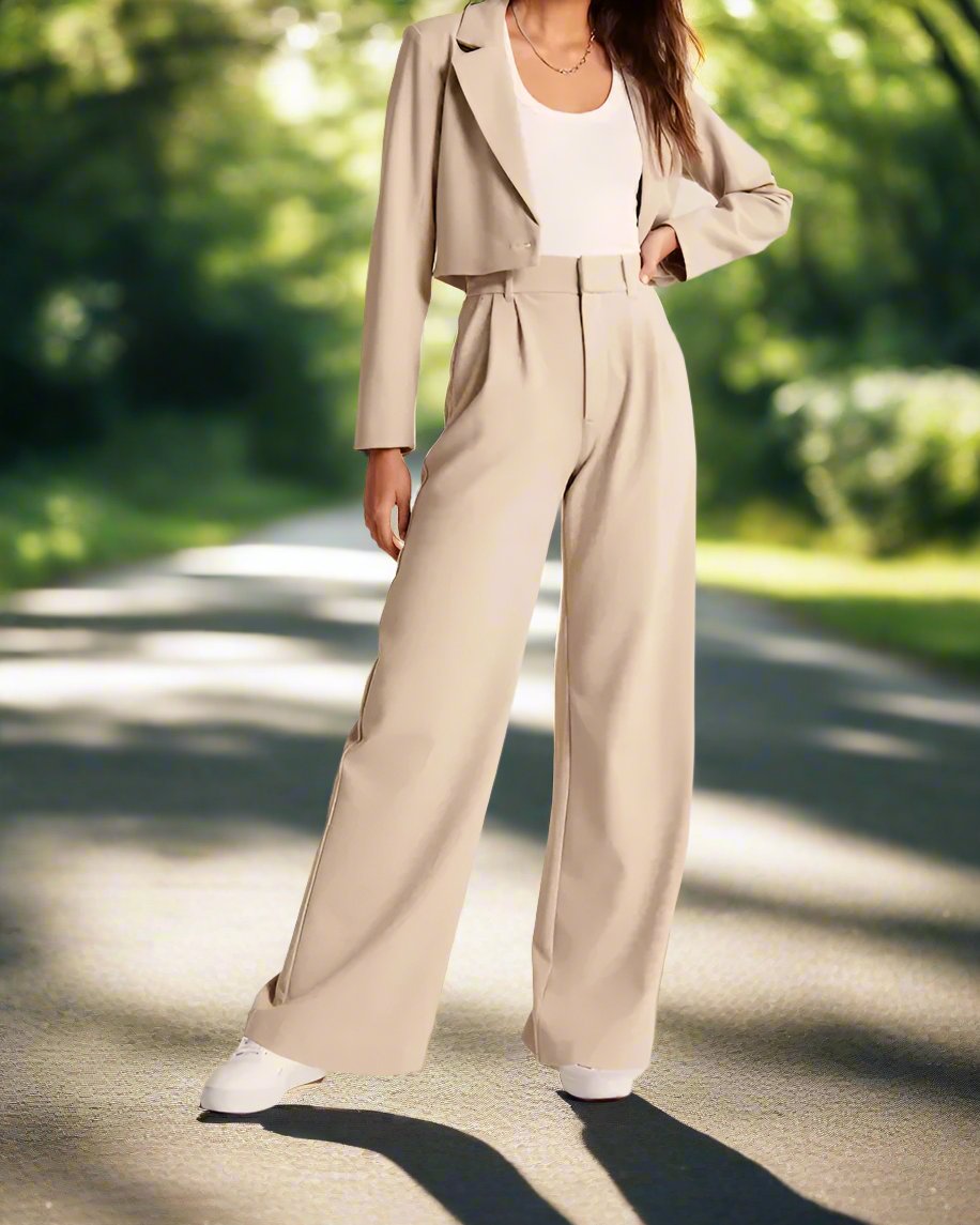 Women's High Waisted Trousers