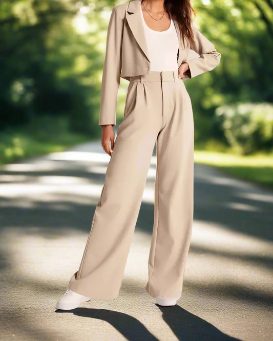 Women's High Waisted Trousers