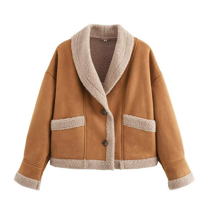 Women's Loose Woolen Coat