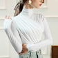Women's Designer Mock Turtle Neck Top