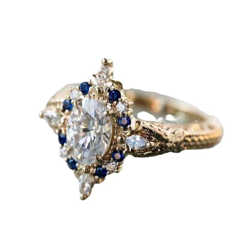 Inlaid Fashion Ring