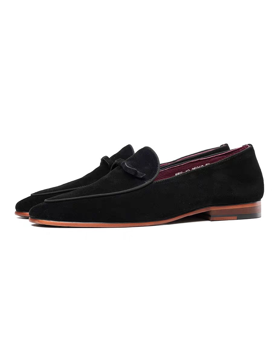 Men's Suede Leather Business Casual Slip-on