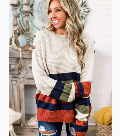 Crewneck Contrasting Sweater