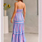 Striped Suspender Maxi