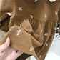 Girls' Lace Collar Cotton Dress