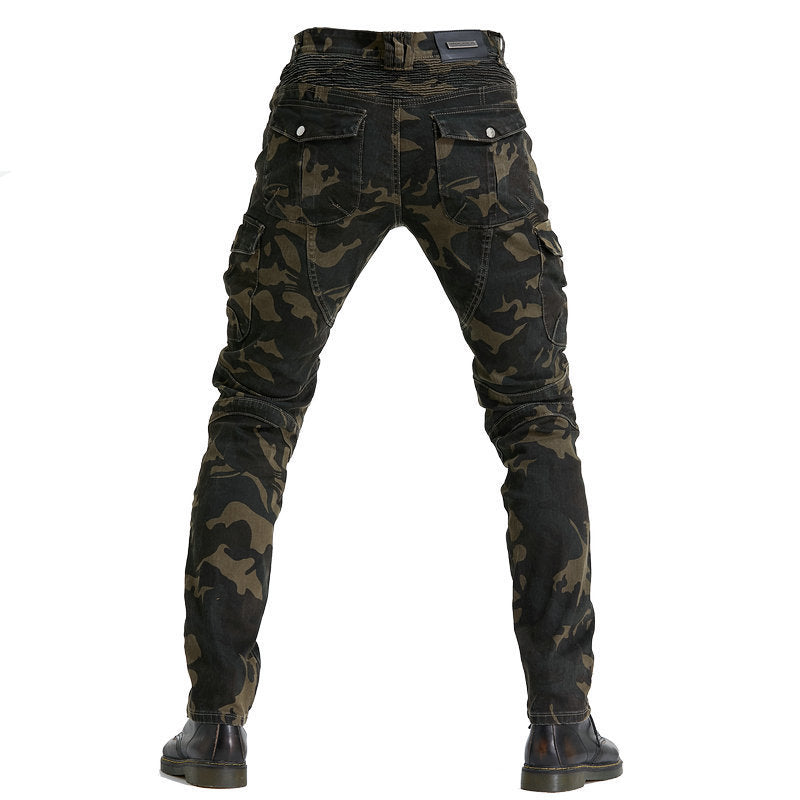 Stretchy Camouflage Jeans