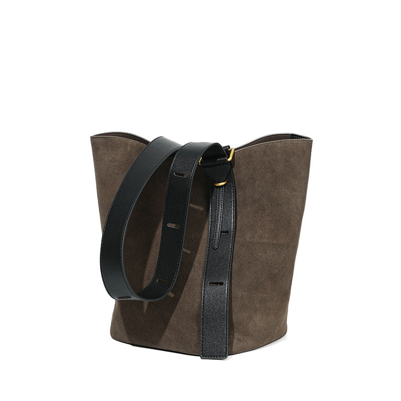Women's Matte Leather Shoulder Bag