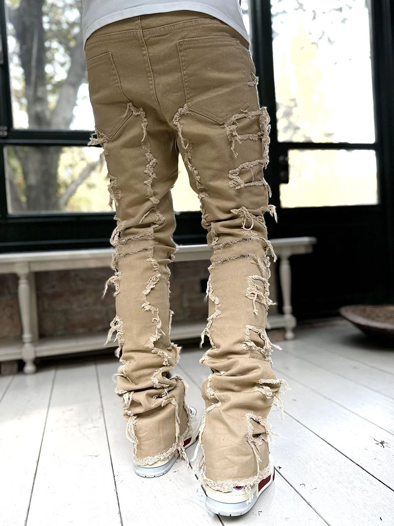 Men's Stacked fitted Jeans