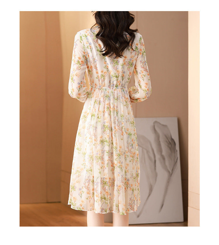 Spring Has Sprung Chiffon Floral Dress