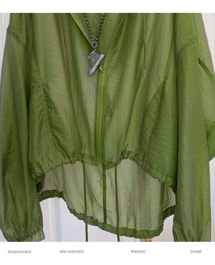 Lightweight Silk Hooded Top