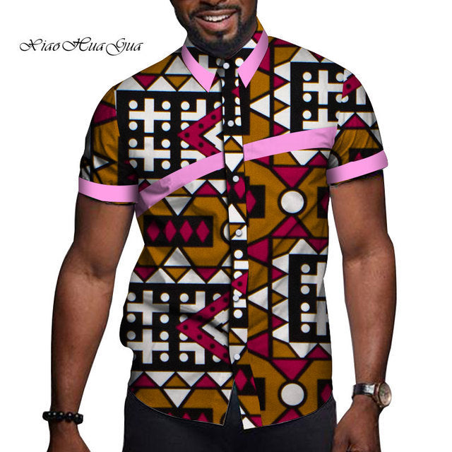 Men's African Print Sports Shirt