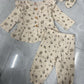 Girl's Cotton Double-layer Suit Playsuit