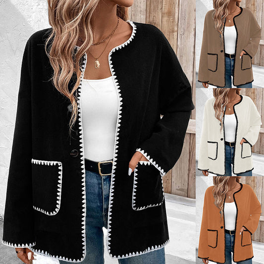Women's Detailed Pocket Coat