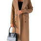 Double Breasted Long Fitted Jacket