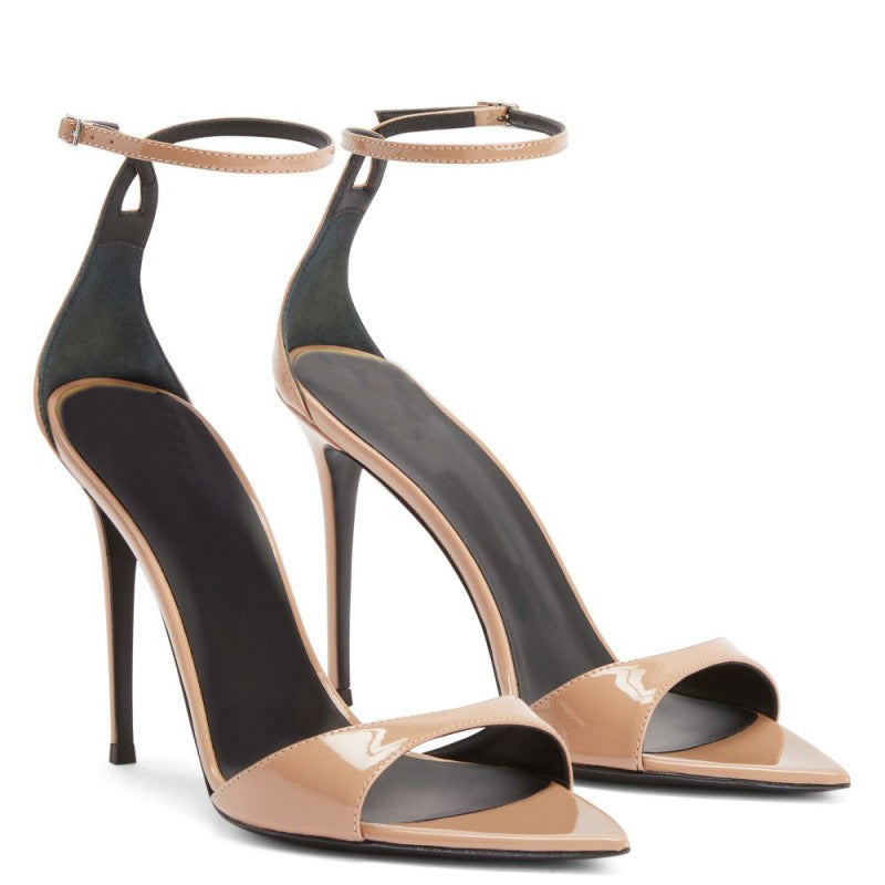 Open Toe Stiletto Sandals
