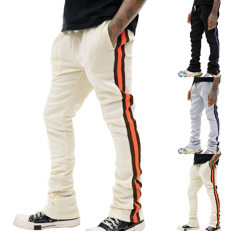 Men's Side Stripe Flared Pants