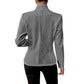Single-Breasted Slim Office Blazer Jacket