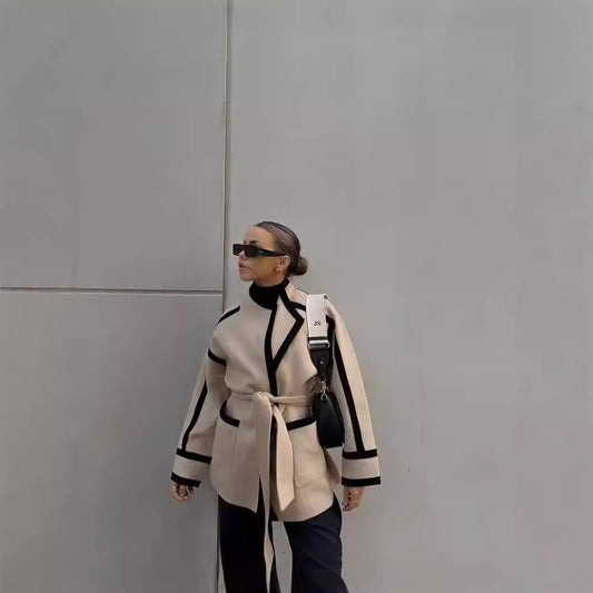 Casual Double-sided Wool Coat