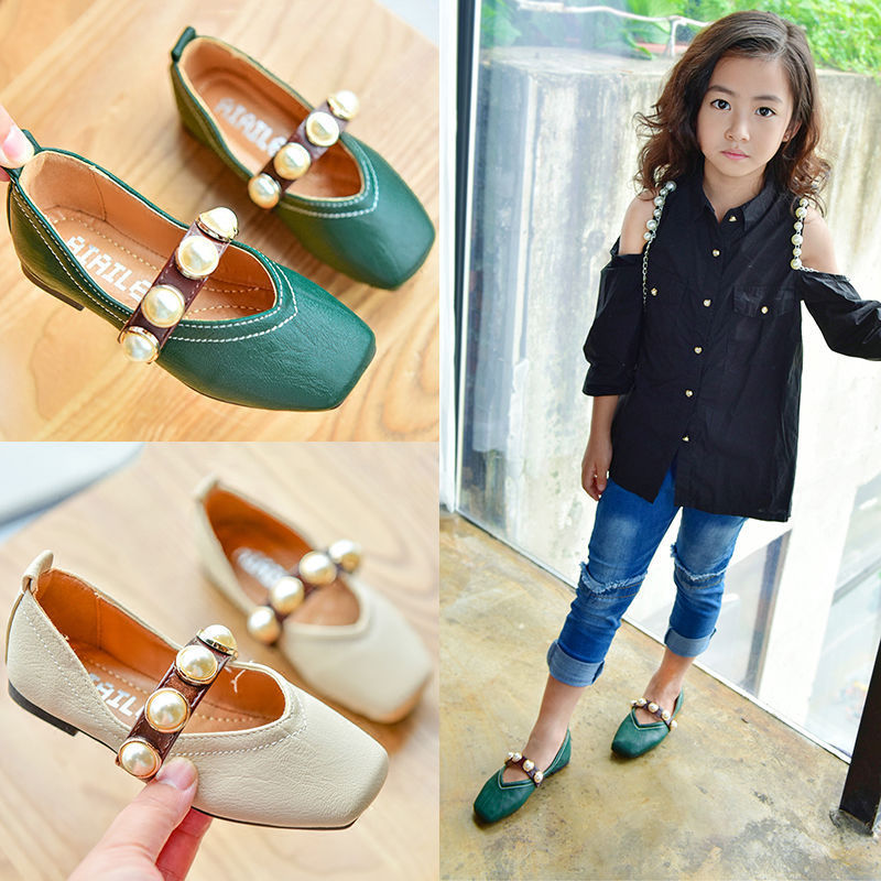 Girl's Leather Princess Shoes