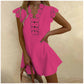 Women's Wrinkle Wash Mini Dress