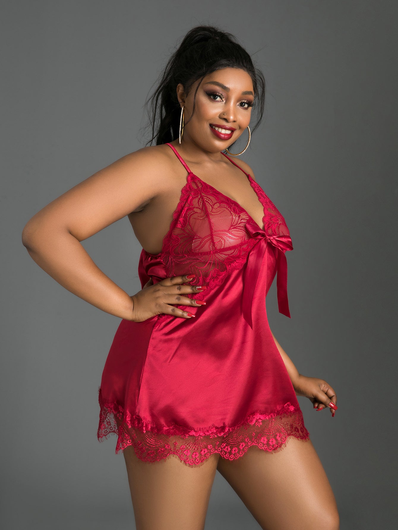 Lace X-back Lingerie