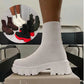 Women  Platform Sock Boots
