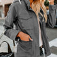 Women's Casual Loose Zip Jacket