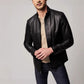 Men's American Leather Fashion Jacket