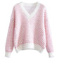 Women's Plaid Knit Sweater