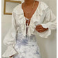 Women's Elegant White Chiffon Top