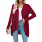Solid Color Cardigan For Women