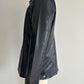 Stand-Up Collar Leather Jacket