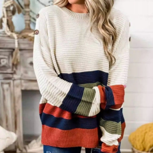 Crewneck Contrasting Sweater